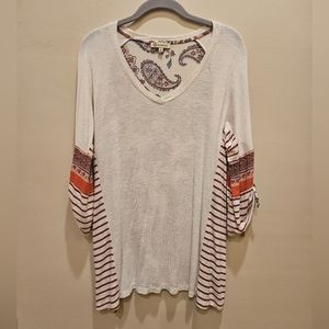 Sheer, Paisley Top by Democracy
